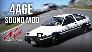 Assetto Corsa Sound Mod  Toyota 4AGE  Corolla AE86 TRUENO [upl. by Mallis]