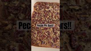 Pecan Pie Bars food recipe viral [upl. by Kciregor]