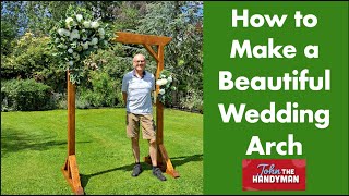 How To Make A DIY Wedding Arch 15 [upl. by Joashus]