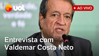 Valdemar Costa Neto ao vivo Trump eleito Bolsonaro inelegível PL da anistia direita no Brasil e [upl. by Hole396]