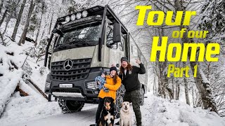 The ULTIMATE Overland Expedition Vehicle TOUR ►  KRUG XP  Mercedes AROCS 4x4 [upl. by Hebbe]