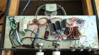 1965 Gregory Mark I Tube Amp Service amp Demo [upl. by Adnuhsar870]