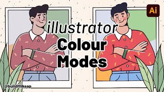 RGB vs CMYK Explained Illustrator Colour modes [upl. by Marbut]