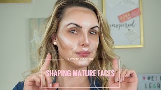 How To Contour amp Highlight for Mature Faces  Basics 101  Elle Leary Artistry [upl. by Anniala]