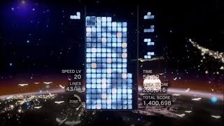 TETRIS EFFECT Grand Master Level 100 Expert Journey [upl. by Noroj]