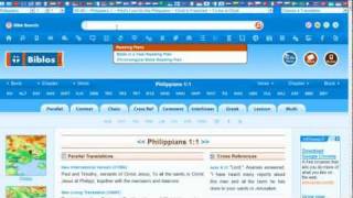 Best Bible Study Tool on the Internet  Introduction to Bibloscom  Video Tutorial [upl. by Eesdnil]