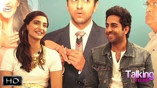 Ayushmann KhurranaSonam Kapoor Fun Interview On Bewakoofiyaan Part 3 [upl. by Epillihp]