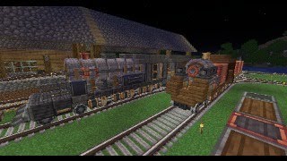 Minecraft create mod 1 train and factory [upl. by Aivital]