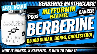 BERBERINE  Berberine vs Metformin  Blood Sugar  Weight Loss  Anti Aging [upl. by Asena]