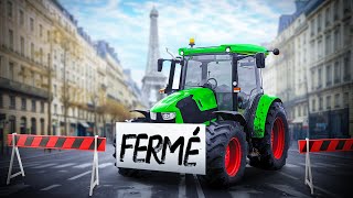 Comment les agriculteurs vont paralyser Paris et le reste de la France [upl. by Aihsened]