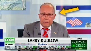 Fox host VISIBLY DISTRAUGHT when stocks go THROUGH THE ROOF [upl. by Earej399]