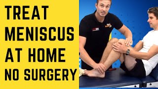 Treat Meniscal Injury at Home Without Surgery [upl. by Jak52]