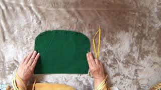 How to make a Cree Moss Bag by Dr Darlene Auger [upl. by Godding]