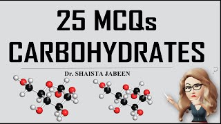 25 MCQs on Carbohydrates with Explanation I Part 02 I Polysaccharides I Biomolecules I Biochemistry [upl. by Aihtennek454]