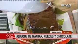 Receta Queque de manjar nueces y chocolate [upl. by Earahs]