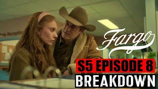 FARGO Season 5 Episode 8 Recap And Ending Explained Dot Lyons Struggle Roys Descent and Gator [upl. by Annahvas]