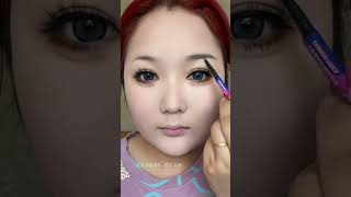 Korean Makeup Transformation makeup tips amp tricks for beginners ❤️❤️❤️ [upl. by Ruttger735]