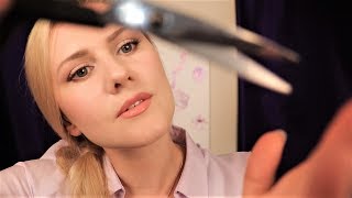 ✂️ Sleepinducing Haircut 💇 ASMR  Shampoo  Page Flipping  Scissors [upl. by Otanod562]