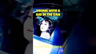 Busted Drunk Driving With a Kid in the Car 🤢 cops police shorts karma [upl. by Ealasaid]