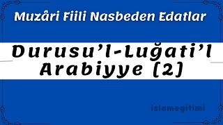 Muzâri Fiili Nasbeden Edatlar  Durusu’lLuğati’lArabiyye 2Cilt 17 Ders  Medine Arapça Hazırlık [upl. by Nwahsor]