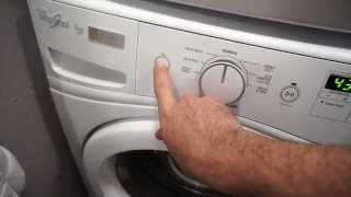 Using the Washer and Dryer Whirlpool front loading [upl. by Adniroc]