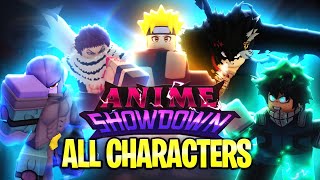 RELEASE Anime Showdown ALL Characters Full Showcase [upl. by Zechariah251]