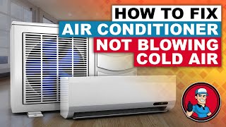 How to Fix Air Conditioner Not Blowing Cold Air  HVAC Training 101 [upl. by Harias]