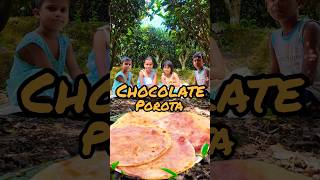 chocolate parantha shortvideo viralvideo food cooking recipe MaMeyerRannaghar1 [upl. by Geehan389]