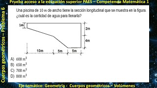 Geometría  Cuerpos geométricos  Problema 6 [upl. by Nimajeb]