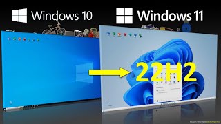 De Windows 10 à Windows 11 22H2 même pour les ordinateurs anciens [upl. by Neztnaj492]