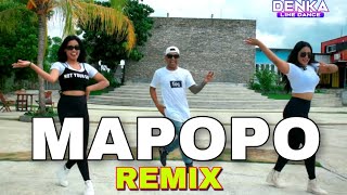 MAPOPO COMMANDO TIKTOK VIRAL REMIX  LINE DANCE  CHOREO DENKA NDOLU  MR ARJHUN KANTIPER [upl. by Anuahsal362]