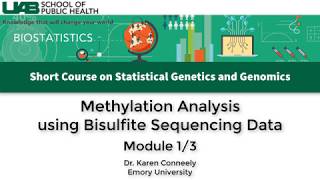 Bisulfite Methylation Sequencing Analysis  Module 1 [upl. by Duquette867]