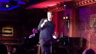 Aaron Tveit  Feinstein’s 54 Below 1162019 quotMoulin Rouge OverviewquotquotEvery Breath You Takequot [upl. by Retsevel]