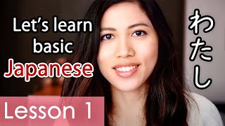 Learn Japanese  Minna No Nihongo Lesson 1 Grammar [upl. by Einial]