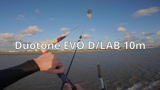 Duotone EVO DLAB 10m First Session in 2024knots [upl. by Hewitt]