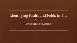 Identifying Faults And Folds in The Field [upl. by Hanavas]