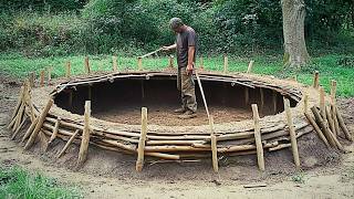 Man Builds MEDIEVAL House Using Primitive Techniques  Start to Finish by gesithasgewissa [upl. by Aivilo]