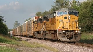 2012 Locomotive compilation 2 CN UP NS CSX IC Santa Fe BNSF [upl. by Tnilk65]