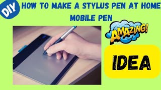 How to make a stylus pen at home  Using old pen [upl. by Card]