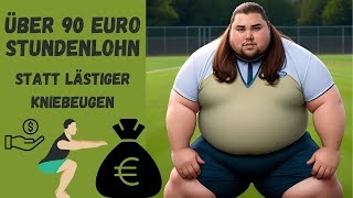 90 € Stundenlohn  statt lästige Kniebeugen [upl. by Ahsilam]