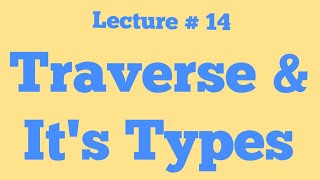 Traverse and Its Types  Open and Closed Traverse [upl. by Karee]