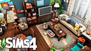 Cluttered Family Apartment  The Sims 4 Speed Build [upl. by Brenna]