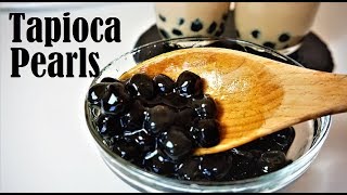 Homemade TapiocaBoba Pearls From Scratch Simple And Easy Recipe [upl. by Eissen]