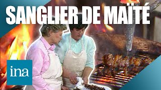 Les brochettes de sanglier marinées de Maïté 🐗🔥  INA Recettes vintage [upl. by Carita]