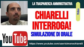 Chiarelli interroga  La trasparenza amministrativa 2522022 [upl. by Annaitsirhc]