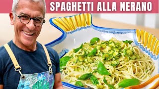 SPAGHETTI ALLA NERANO Ricetta originale  Chef Max Mariola [upl. by Anom]