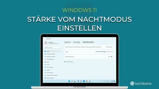 Stärke vom Nachtmodus Blaulichtfilter anpassen Windows 11 [upl. by Barnie83]