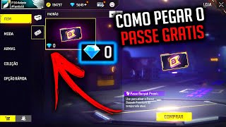 CORRE COMO PEGAR GRÁTIS PASSE BOOYAH 2024 COMO CONSEGUIR GANHAR PASSE DE ELITE DE GRAÇA FREE FIRE [upl. by Ko71]