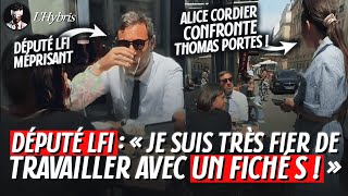 Alice Cordier CONFRONTE un DÉPUTÉ LFI dans la rue  Il la TRAITE comme une CH1ENNE et [upl. by Else701]