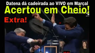 EXTRA AO VIVO DATENA DÁ VIOLENTA CADEIRADA EM MARÇAL EXTREMISTA NO HOSPITAL A LAMA SEM LIMITES [upl. by Nylyoj995]